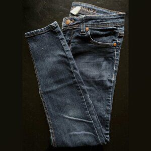 90s/Y2K Vintage Blue Asphalt Jean-skinny-1/2/S short